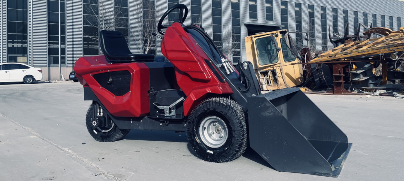 Heracles H130 Mini wheel loader in factory in China